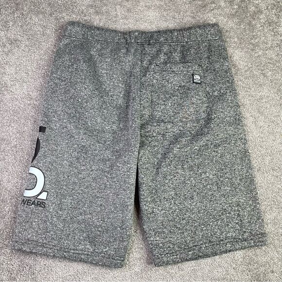 Ecko Unlimited Shorts Men's Medium Gray Fleece Lined Elastic Waist Pockets Gym - Picture 5 of 14